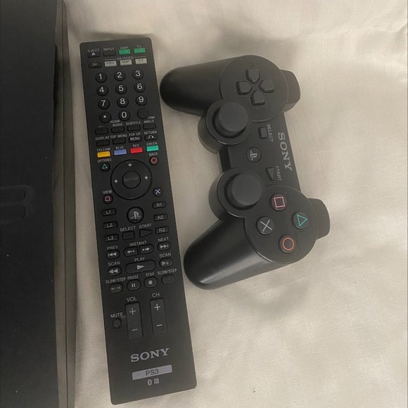 PlayStation 3 Console Slim 2001a, 160gb hdd and media remote - Picture 2 of 3